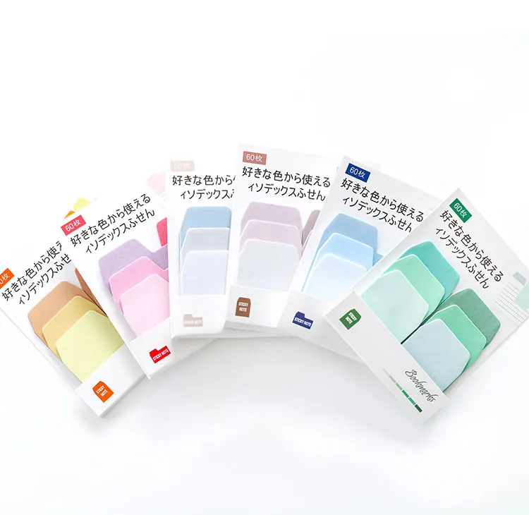 60 sheets/lot Japanese Sticky Note Memo Pad Watercolor Gradient Office Paper Planner Stickers Note Stationery School Supplies
60 sheets/lot Japanese Sticky Note Memo Pad Watercolor Gradient Office Paper Planner Stickers Note Stationery School Supplies