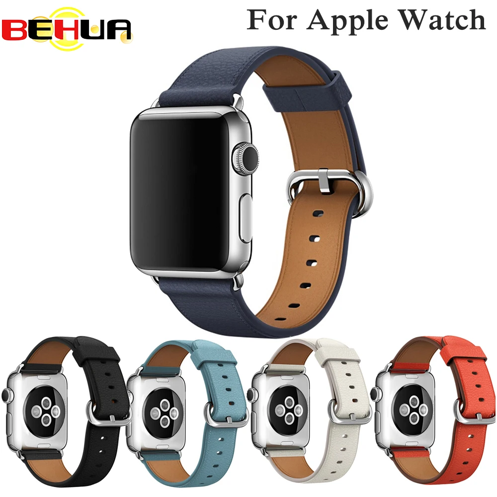 100% Genuine Leather Watchband for Apple Watch Band 40mm 44mm 42MM 38MM bracelet Wristband For Iwatch Series 4/3/2/1 Strap Band
100% Genuine Leather Watchband for Apple Watch Band 40mm 44mm 42MM 38MM bracelet Wristband For Iwatch Series 4/3/2/1 Strap Band