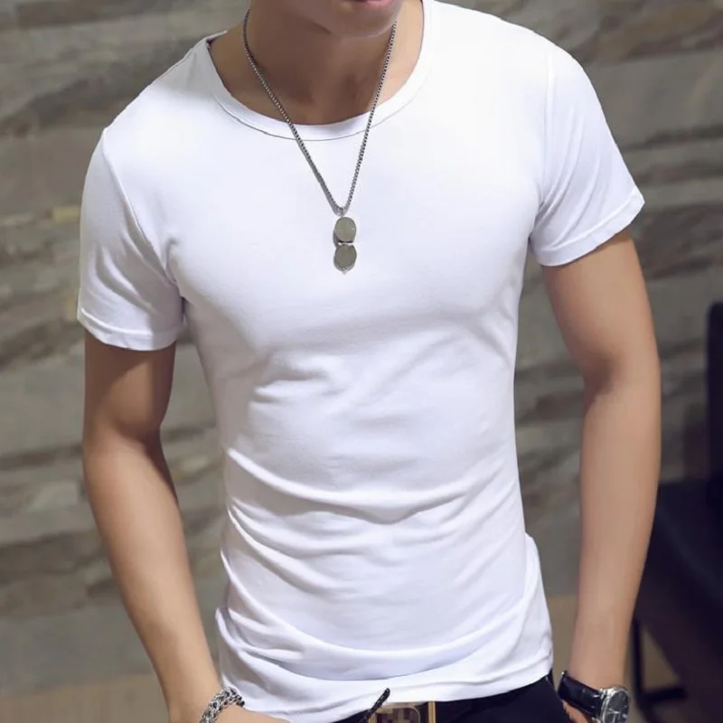 Summer Men White short sleeve Soild Baseball T- Shirt Fitness Male Hiphop Basic Tee shirt Male Tops Clothing Plus Big size Korea
Summer Men White short sleeve Soild Baseball T- Shirt Fitness Male Hiphop Basic Tee shirt Male Tops Clothing Plus Big size Korea