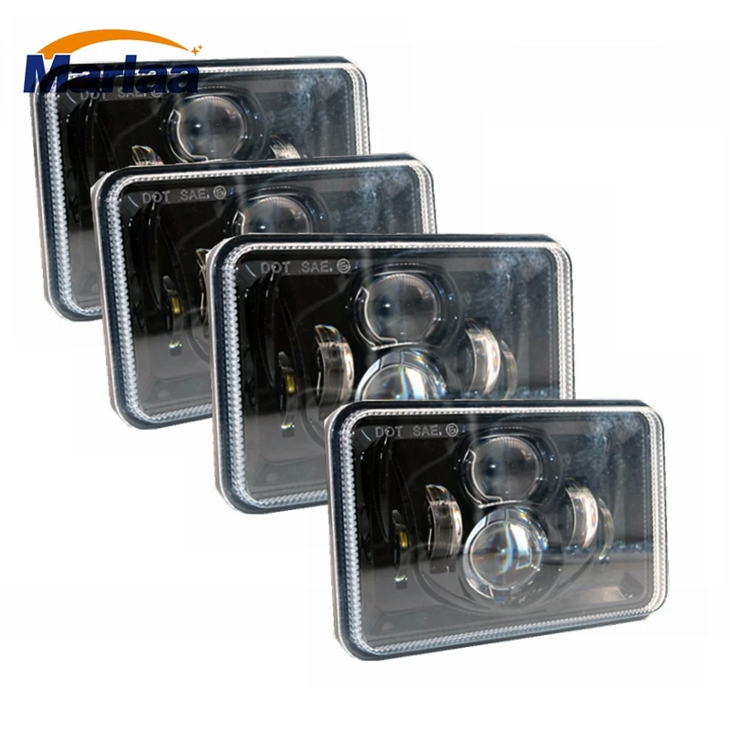 4pcs 12V-24V 55W Led Rectangular Lamps Auto Replacement 4x6 Sealed Beam Bulbs For Chevy Camaro Iroc-Z H4 LED Square Headlights
4pcs 12V-24V 55W Led Rectangular Lamps Auto Replacement 4x6 Sealed Beam Bulbs For Chevy Camaro Iroc-Z H4 LED Square Headlights