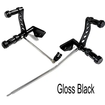Gloss Black Billet Aluminum Forward Control Foot Pegs For Harley Dyna Super Glide 2000-2013 2014 2015 Models 
Gloss Black Billet Aluminum Forward Control Foot Pegs For Harley Dyna Super Glide 2000-2013 2014 2015 Models