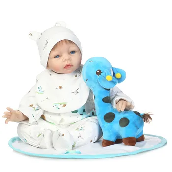 NPK girl doll reborn for sale 22" silicone reborn baby dolls toys for child gift with Blue giraffe l.o.l toddler bebes reborn
NPK girl doll reborn for sale 22" silicone reborn baby dolls toys for child gift with Blue giraffe l.o.l toddler bebes reborn