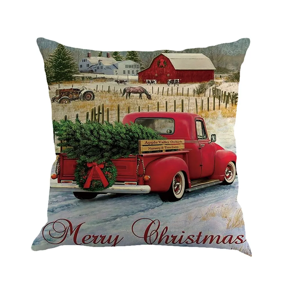 Christmas Taxi Truck Printed Throw Pillow Cushion Case Cotton Linen Cover Christmas Pillow Cover Cushion Cases For Home #QQ
Christmas Taxi Truck Printed Throw Pillow Cushion Case Cotton Linen Cover Christmas Pillow Cover Cushion Cases For Home #QQ