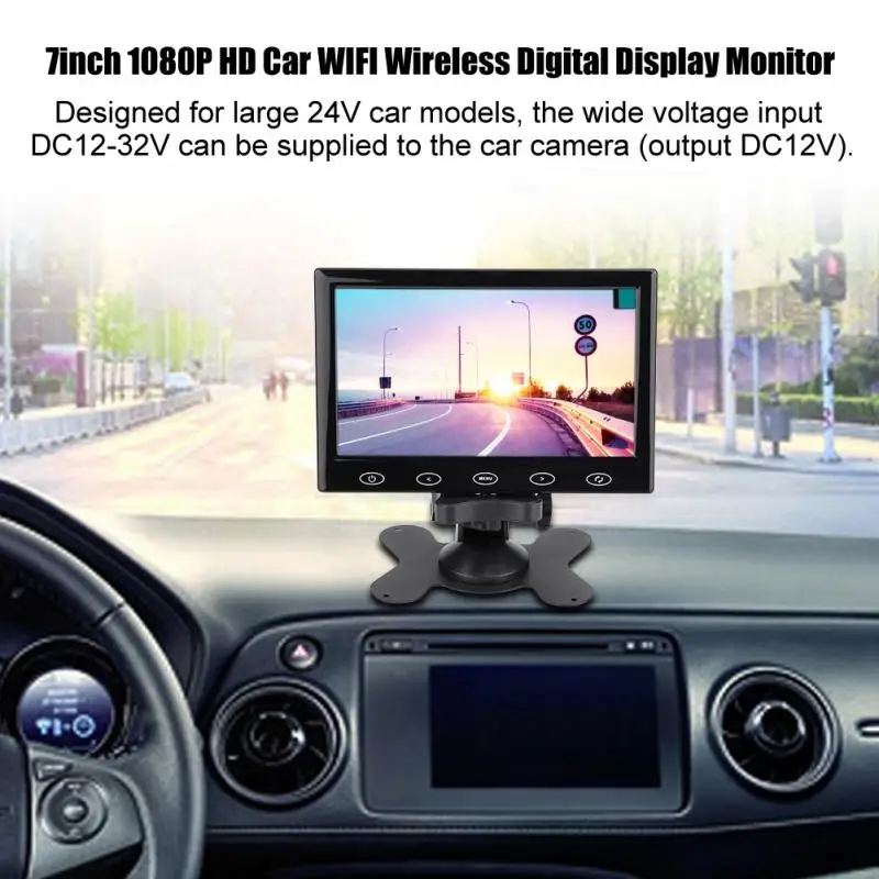 DC 12V 7 9 10.1 inch TFT Screen 1080P HD Car Auto WIFI Wireless Digital Display Monitor for Android iOS Phones Car accessories
DC 12V 7 9 10.1 inch TFT Screen 1080P HD Car Auto WIFI Wireless Digital Display Monitor for Android iOS Phones Car accessories