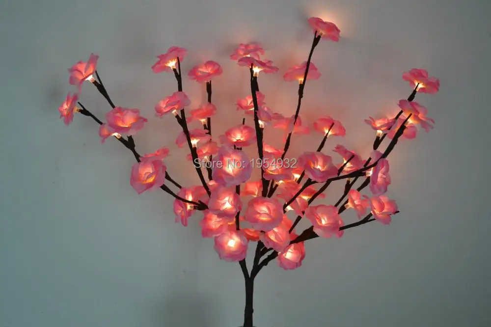 3V Blossom mini Rose Branch Light 20" 60 LED Christmas branch light with DC Adaptor wedding table decoration branch twig light
3V Blossom mini Rose Branch Light 20" 60 LED Christmas branch light with DC Adaptor wedding table decoration branch twig light