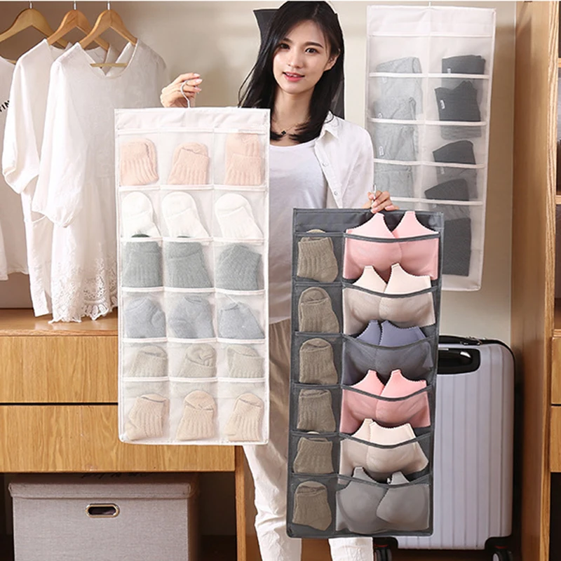 Hanging Storage Bag Organizer Double-sided Underwear Storage Hanging Bag Waterproof And Moisture Proof Foldable15-30 Pockets Bag
Hanging Storage Bag Organizer Double-sided Underwear Storage Hanging Bag Waterproof And Moisture Proof Foldable15-30 Pockets Bag