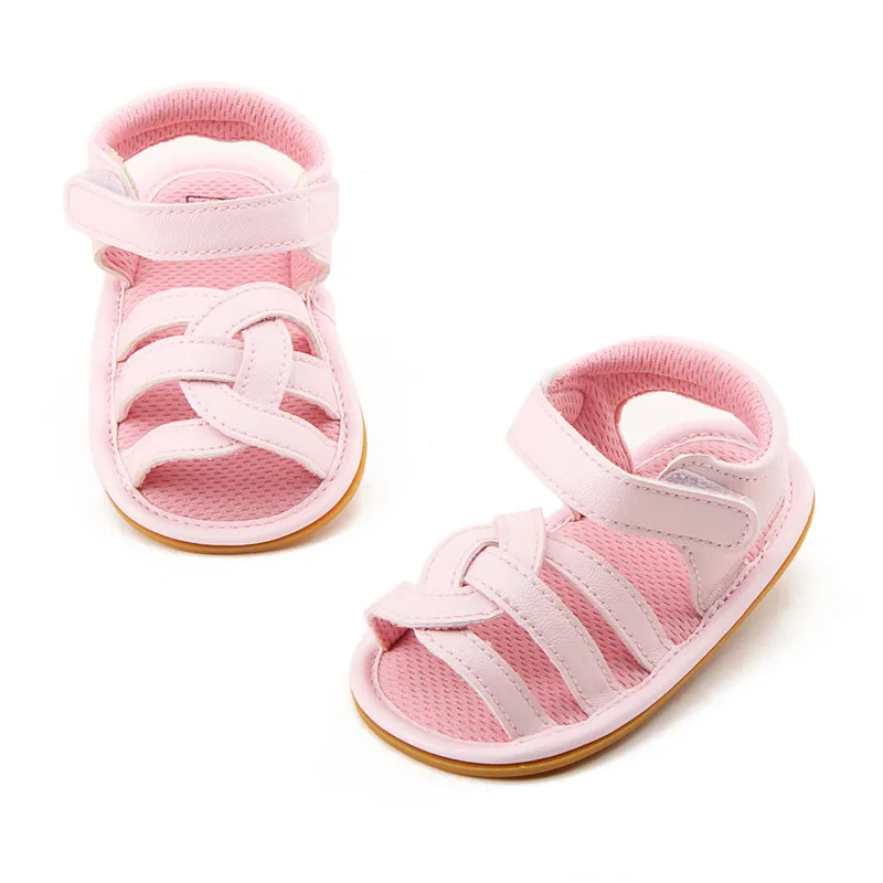 Delebao 2017 New Style Baby Girl Shoes Solid Pink Crossed Striped Hook & Loop Newborn Baby Sandals Wholesale
Delebao 2017 New Style Baby Girl Shoes Solid Pink Crossed Striped Hook & Loop Newborn Baby Sandals Wholesale