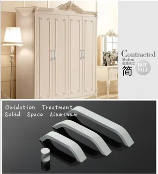 10Pcs Modern Concise Design Style Silver Space Aluminum Cabinet Handle Drawers Pulls
10Pcs Modern Concise Design Style Silver Space Aluminum Cabinet Handle Drawers Pulls