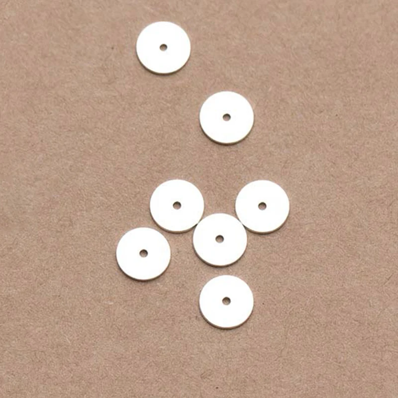 5pcs/lot 925 Sterling Silver Thin Disc Beads Spacer 6mm S925 Silver Bracelets Loose Beading Shim Accessories DIY Jewelry Making
5pcs/lot 925 Sterling Silver Thin Disc Beads Spacer 6mm S925 Silver Bracelets Loose Beading Shim Accessories DIY Jewelry Making