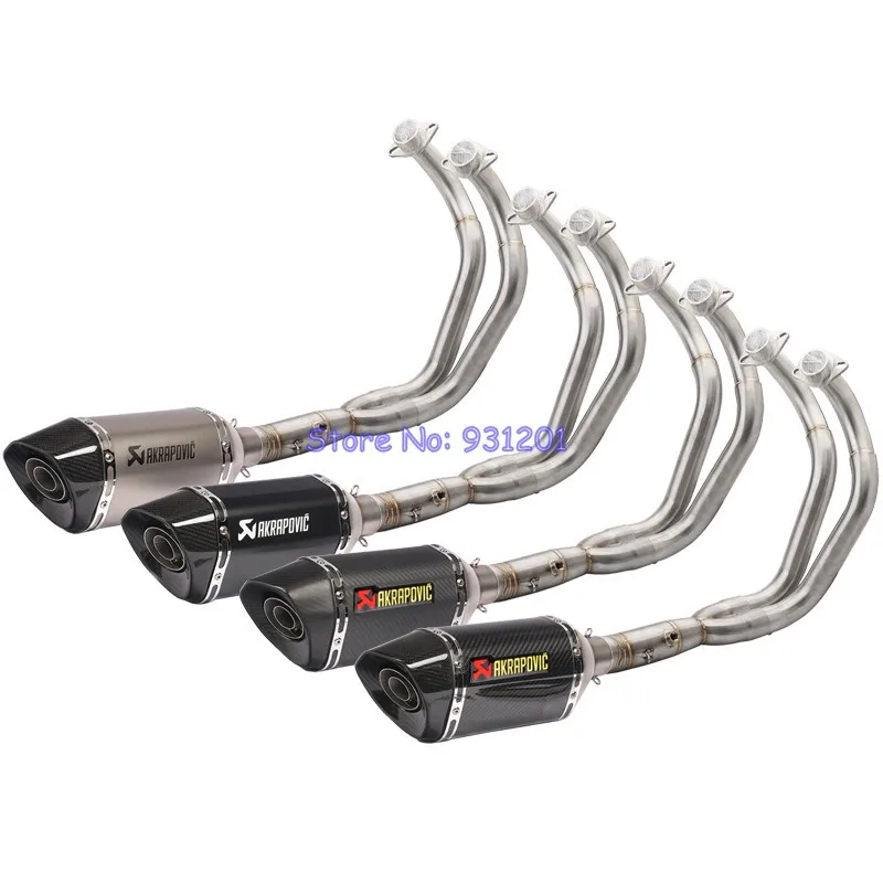 Motorcycle Exhaust Full System for Yamaha MT07 MT-07 FZ07 FZ-07 Tracer (2014-2018) XSR700 (2016-2017) Akrapovic Exhaust Muffler
Motorcycle Exhaust Full System for Yamaha MT07 MT-07 FZ07 FZ-07 Tracer (2014-2018) XSR700 (2016-2017) Akrapovic Exhaust Muffler