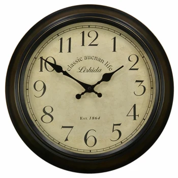 The Nordic minimalist modern wall clock European American retro pastoral living room restaurant round the clock Art
The Nordic minimalist modern wall clock European American retro pastoral living room restaurant round the clock Art