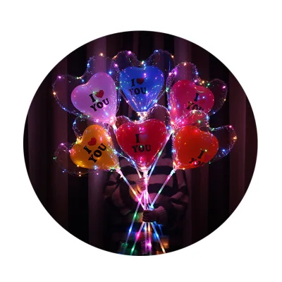 Transparent Heart Shaped Ball LED Light Love Heart Ball in Ball Glow Handheld Birthday decoration balloon 50 set lin4944
Transparent Heart Shaped Ball LED Light Love Heart Ball in Ball Glow Handheld Birthday decoration balloon 50 set lin4944