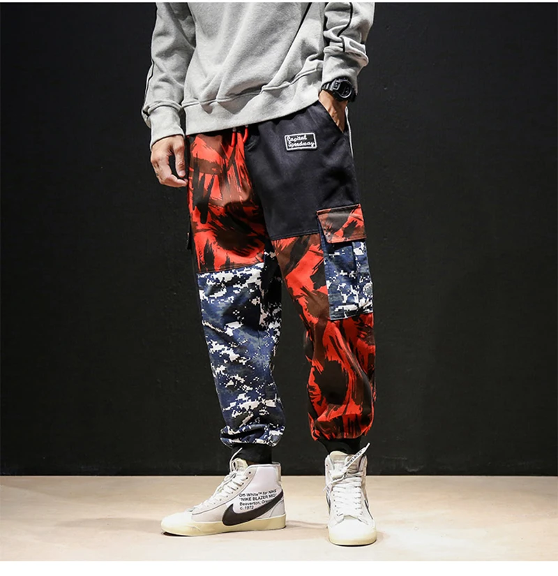 Camo Pants Man Hip Hop Ankle (10)