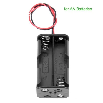 Hot Sale Battery Holder 6V For 4 x AA Batteries Black Plastic Storage Box Case Dual Layers With Wire Lead 
Hot Sale Battery Holder 6V For 4 x AA Batteries Black Plastic Storage Box Case Dual Layers With Wire Lead