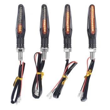 4PCS 12LED Amber Motorcycle Turn Signal Flowing Indicator Light Flashing Lamp Bulb 2 Wires For Moto Accessories
4PCS 12LED Amber Motorcycle Turn Signal Flowing Indicator Light Flashing Lamp Bulb 2 Wires For Moto Accessories