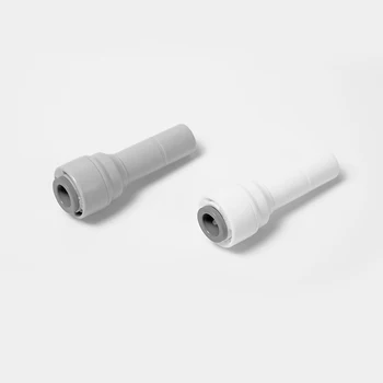 POM Straight quick attach connector 1/4" to 3/8" PE pipe union connector lock clamp free for Water purifier water dispenser
POM Straight quick attach connector 1/4" to 3/8" PE pipe union connector lock clamp free for Water purifier water dispenser