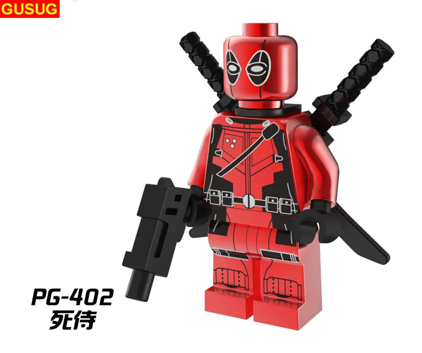 GUSUG 50PCS PG402 Super Heroes Chrome Deadpool Collection Building Blocks Bricks Best Children Gift Toys
GUSUG 50PCS PG402 Super Heroes Chrome Deadpool Collection Building Blocks Bricks Best Children Gift Toys