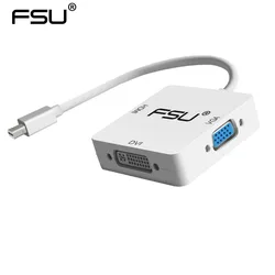 3 в 1, адаптер мини DP на HDMI/DVI/VGA