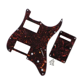 NEW Brown Tortoise 11 Hole HH Guitar Pickguard Scratch Plate & Tremolo Spring Cover Back Plate Screws for Strat Guitar Parts
NEW Brown Tortoise 11 Hole HH Guitar Pickguard Scratch Plate & Tremolo Spring Cover Back Plate Screws for Strat Guitar Parts