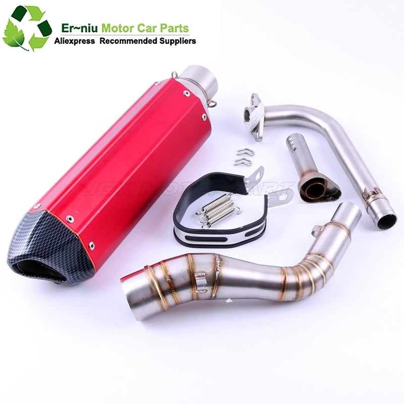 NMAX155 Motorcycle Exhaust muffler Slip-On Full System contact middle pipe + exhaust For YAMAHA NMAX 155 NMAX 125 N MAX155
NMAX155 Motorcycle Exhaust muffler Slip-On Full System contact middle pipe + exhaust For YAMAHA NMAX 155 NMAX 125 N MAX155