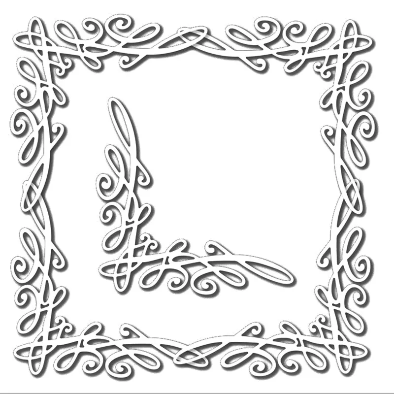 YaMinSanNiO Lace Square Frame Curve Metal Cutting Dies for Scrapbooking New Die Cuts for Card Making Stitch Craft Dies Troqueles
YaMinSanNiO Lace Square Frame Curve Metal Cutting Dies for Scrapbooking New Die Cuts for Card Making Stitch Craft Dies Troqueles