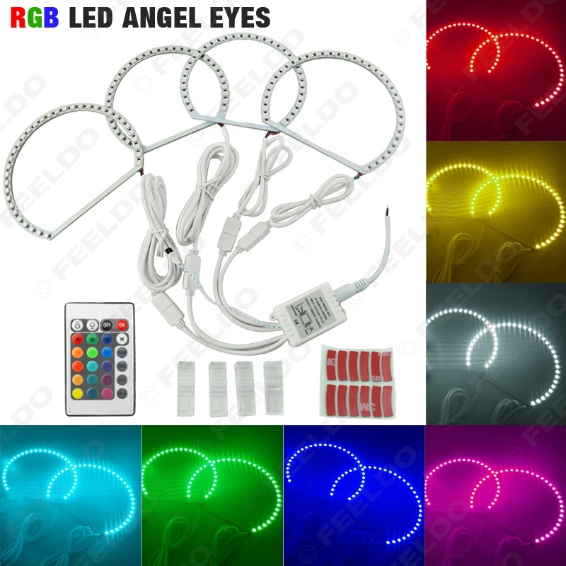 4Pcs/set New 5050RGB Flash SMD LED ANGEL EYES HALO RINGS Daytime Running Light FOR BMW E46 3 Series Non Projector #FD-4254 4Pcs/set New 5050RGB Flash SMD LED ANGEL EYES HALO RINGS Daytime Running Light FOR BMW E46 3 Series Non Projector #FD-4254<br><br>Aliexpress