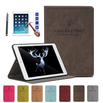 XSKEMP For iPad 9.7 2017 A1822 A1823 Auto Sleep Smart Cover Deer Pattern Flip Fold PU Leather Case Protective + Tempered Glass
XSKEMP For iPad 9.7 2017 A1822 A1823 Auto Sleep Smart Cover Deer Pattern Flip Fold PU Leather Case Protective + Tempered Glass