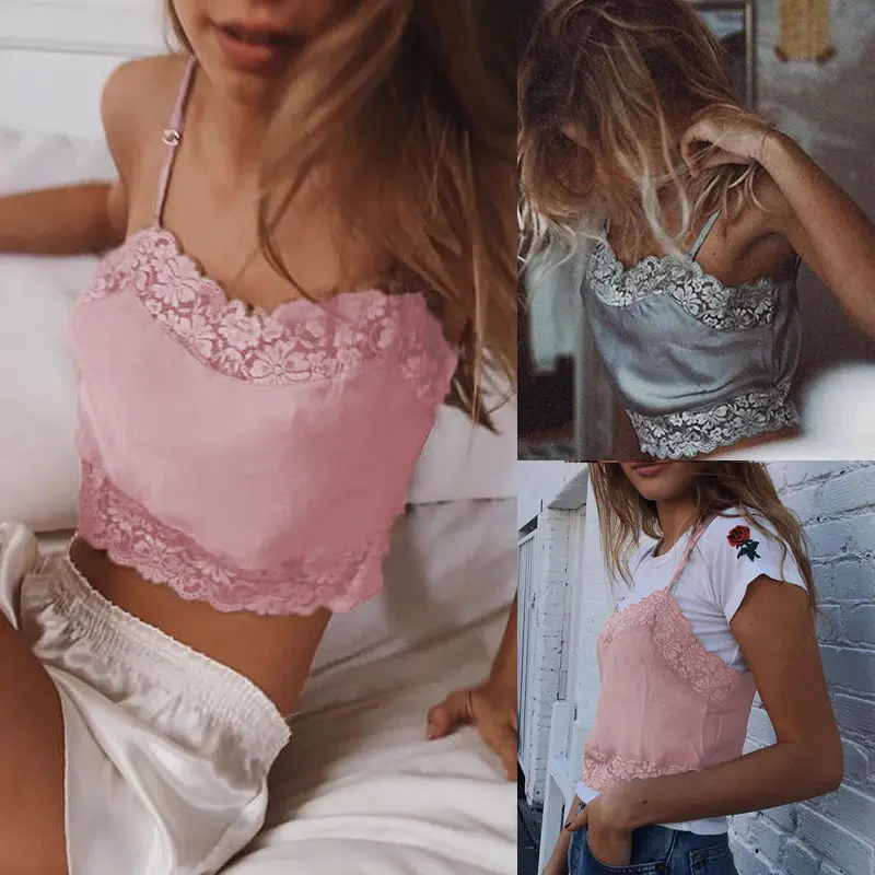 Fashion Women's Crop Top Camis Sleeveless Summer Casual Camis Women Lace Sexy Clothes
Fashion Women's Crop Top Camis Sleeveless Summer Casual Camis Women Lace Sexy Clothes