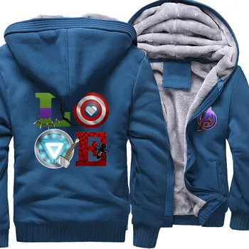 The Avengers Thick Zipper Hoodie Men Winter Fleece Warm Jacket New Arrival Harajuku Streetwear Fashion Brand Casual Sportswear 
The Avengers Thick Zipper Hoodie Men Winter Fleece Warm Jacket New Arrival Harajuku Streetwear Fashion Brand Casual Sportswear