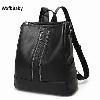WxfbBaby Simple Backpack bag for Student,nice school bags for women Korean version Leather Double zipper ladies laptop backpack
WxfbBaby Simple Backpack bag for Student,nice school bags for women Korean version Leather Double zipper ladies laptop backpack