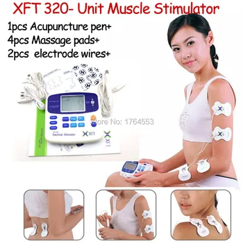 XFT-320A Digital Dual Tens Body Slimming Massager Massage 4 Pads+ Acupuncture Pen Low Frequency Therapeutic Stimulator Machine
XFT-320A Digital Dual Tens Body Slimming Massager Massage 4 Pads+ Acupuncture Pen Low Frequency Therapeutic Stimulator Machine