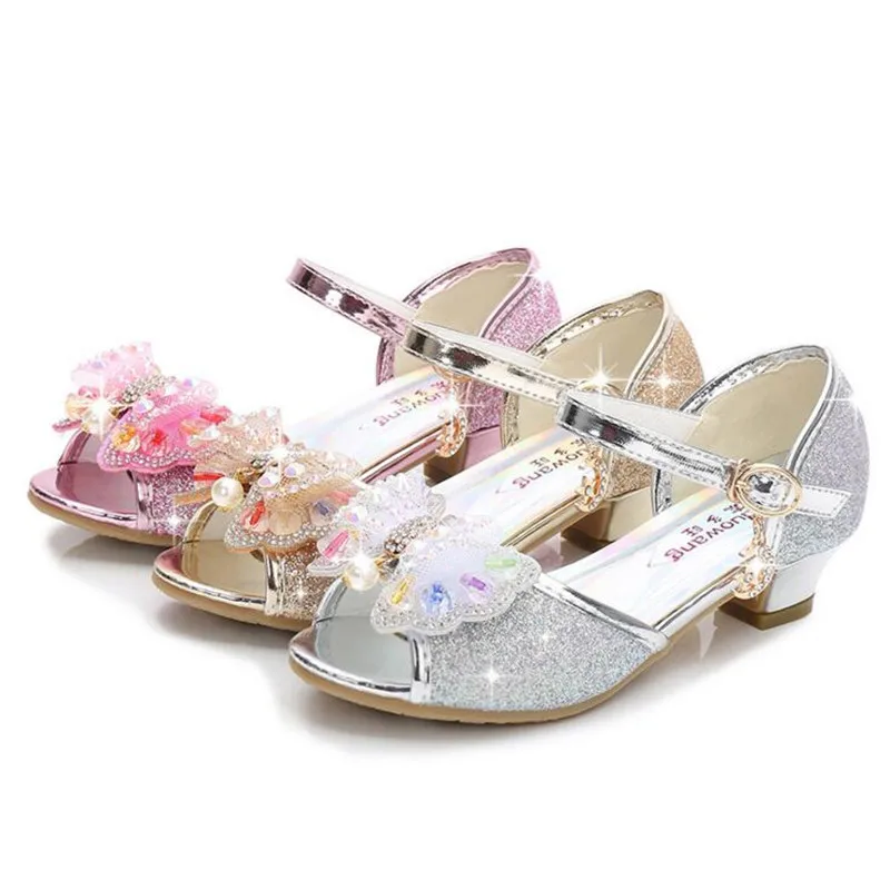 Children girl Princess Glitter crystal Sandals Girls dance Shoes Square high-heeled Party Shoes 26-38 3colors TX02
Children girl Princess Glitter crystal Sandals Girls dance Shoes Square high-heeled Party Shoes 26-38 3colors TX02