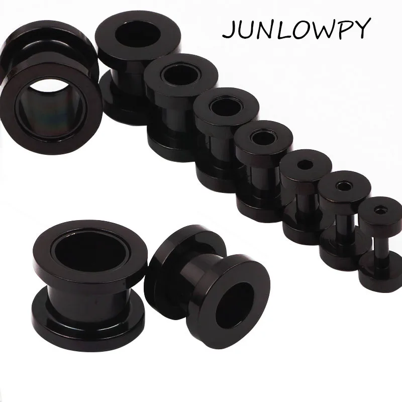 JUNLOWPY Black Ear Plugs Mix 8 Size 50pcs/lot Stainless Steel Body Jewelry Screw Flesh Tunnel Ear Plug Tunnel Ear Cuff
JUNLOWPY Black Ear Plugs Mix 8 Size 50pcs/lot Stainless Steel Body Jewelry Screw Flesh Tunnel Ear Plug Tunnel Ear Cuff