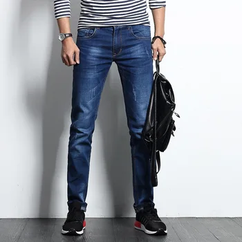 Free Shipping New High Quality 2018 Men's Autumn Straight Blue Jeans Business Casual Pants Denim Long Trousers Plus Size 28-38
Free Shipping New High Quality 2018 Men's Autumn Straight Blue Jeans Business Casual Pants Denim Long Trousers Plus Size 28-38