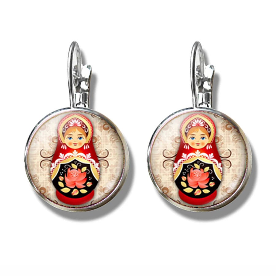 Russian doll Earrings Babushka nested doll cartoon doll 16MM Glass Earrings pendant, is the best decoration for birthday party.
Russian doll Earrings Babushka nested doll cartoon doll 16MM Glass Earrings pendant, is the best decoration for birthday party.