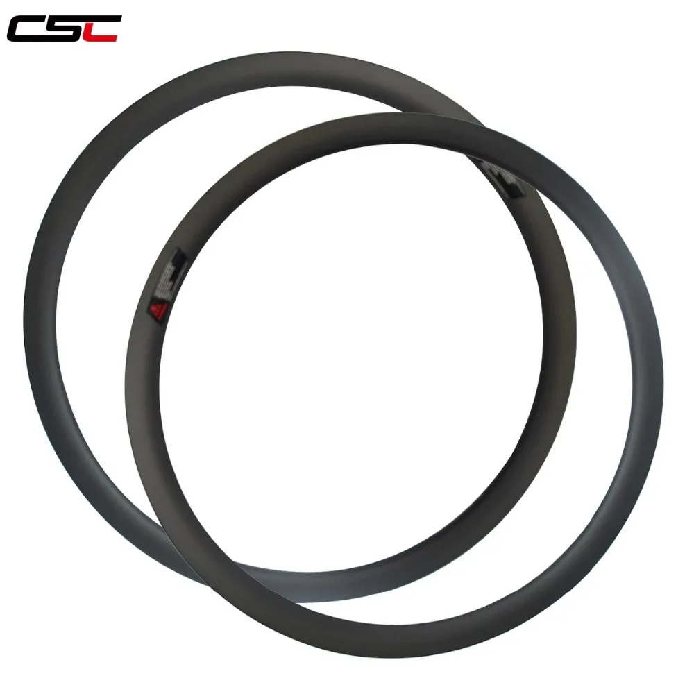 CSC 700C Carbon Rims Road Bike 40mm Depth 25mm Width clincher Bicycle Rims Clincher NO braking surface with Cyclocross Wheels
CSC 700C Carbon Rims Road Bike 40mm Depth 25mm Width clincher Bicycle Rims Clincher NO braking surface with Cyclocross Wheels