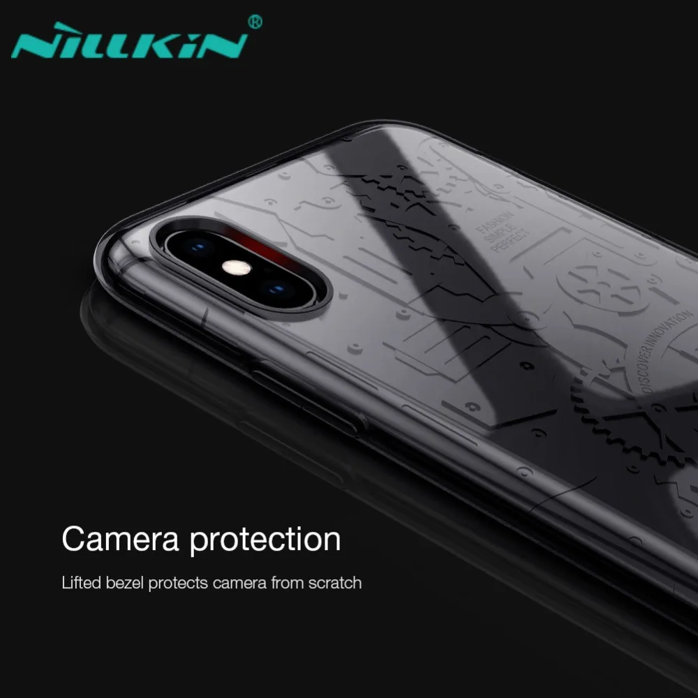 NILLKIN Machinery Case For iPhone XS Max Cover Transparent Soft TPU & PC Dual-layer Protective Cover Case For iPhone XS Max
NILLKIN Machinery Case For iPhone XS Max Cover Transparent Soft TPU & PC Dual-layer Protective Cover Case For iPhone XS Max