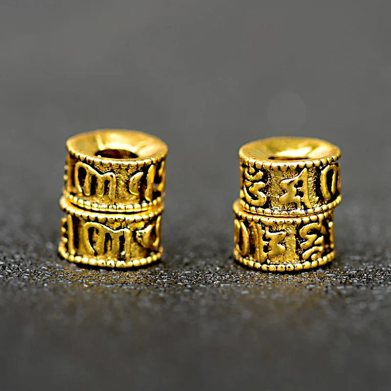 Wholesale 10Pcs Antique Buddha Tibetan Gold Cylinder Spacer Bead Findings Jewelry For Making DIY Handmade Bracelet
Wholesale 10Pcs Antique Buddha Tibetan Gold Cylinder Spacer Bead Findings Jewelry For Making DIY Handmade Bracelet