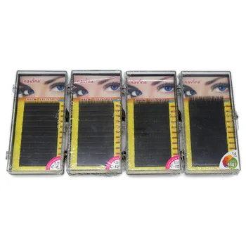4 Tray Navina Pro 0.15C Curl (8/10/12/14MM) Natural False Eyelashes Extension Makeup Tool Soft Fake Eye Lashes for Eye Beauty
4 Tray Navina Pro 0.15C Curl (8/10/12/14MM) Natural False Eyelashes Extension Makeup Tool Soft Fake Eye Lashes for Eye Beauty