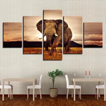 Pictures Home Decor Canvas 5 Panel Animal Elephant Modular Framework Painting Top-Rated Wall For Living Room Modern Type
Pictures Home Decor Canvas 5 Panel Animal Elephant Modular Framework Painting Top-Rated Wall For Living Room Modern Type