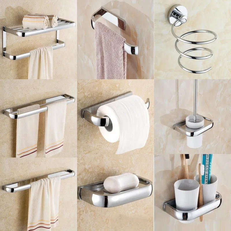 Polished Chrome Brass Bath Hardware Wall Mounted Bathroom Accessories Set,Toilet Paper Holder,Towel Bar aset002
Polished Chrome Brass Bath Hardware Wall Mounted Bathroom Accessories Set,Toilet Paper Holder,Towel Bar aset002