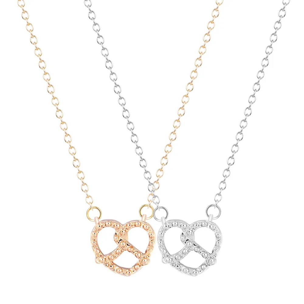Tiny Pretzel Love Necklace Unique Pendant Collares Jewelry Gift Necklace For Girls And Women Wedding Jewelry Accessories
Tiny Pretzel Love Necklace Unique Pendant Collares Jewelry Gift Necklace For Girls And Women Wedding Jewelry Accessories