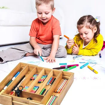 Nosii Expandable Drawer Organizer Cutlery Utensil Holder Tray Bamboo Adjustable Kitchen Drawer Divider 
Nosii Expandable Drawer Organizer Cutlery Utensil Holder Tray Bamboo Adjustable Kitchen Drawer Divider