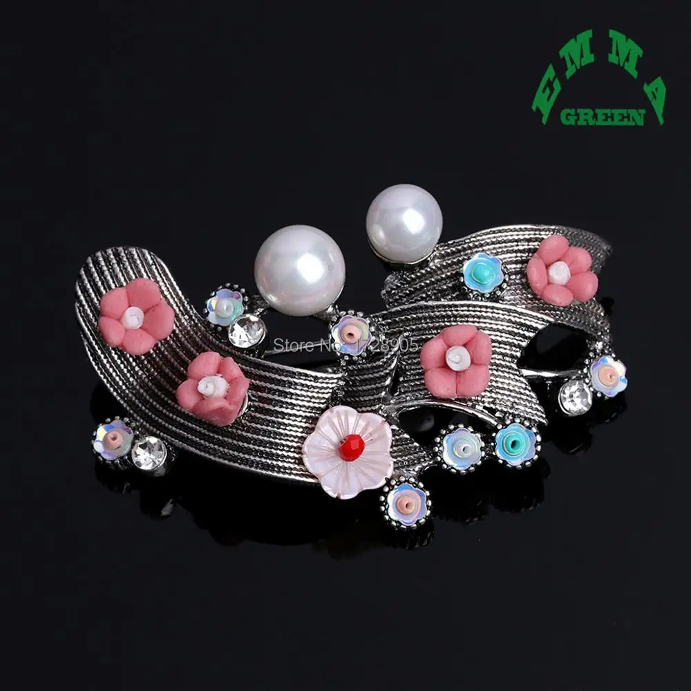 Elegant Bouquet Flower Brooch Pin 40x65mm agated Pearl Beads Costume Jewelry Clothes Accessories Jewelry Brooches For Wedding
Elegant Bouquet Flower Brooch Pin 40x65mm agated Pearl Beads Costume Jewelry Clothes Accessories Jewelry Brooches For Wedding
