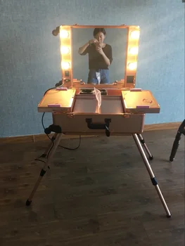Beauties Factory Pro Studio Makeup Artist Cosmetic Rolling Case LED Light Trolley
Beauties Factory Pro Studio Makeup Artist Cosmetic Rolling Case LED Light Trolley