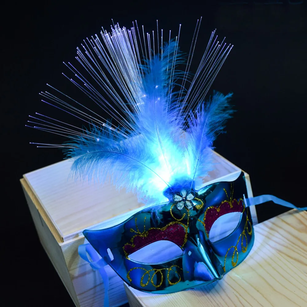 Women LED Feather Mask Masquerade Fancy Dress Party Princess Feather Masks Party Fancy Dress Costume 5.16
Women LED Feather Mask Masquerade Fancy Dress Party Princess Feather Masks Party Fancy Dress Costume 5.16