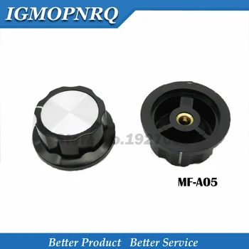 2pcs Hat MF-A05 potentiometer knob WH118 WX050 bakelite knob copper core inner hole 6mm
2pcs Hat MF-A05 potentiometer knob WH118 WX050 bakelite knob copper core inner hole 6mm