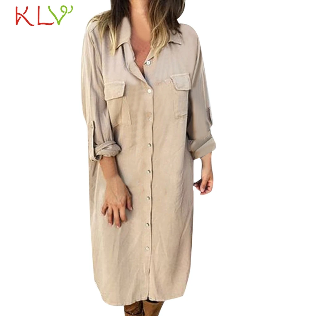 Dress Women Summer Casual Pocket Sexy Loose Sleeve Long Shirt Party Dress Robe Femme Evening Zomerjurk Dames 2019 Vestidos 19M25
Dress Women Summer Casual Pocket Sexy Loose Sleeve Long Shirt Party Dress Robe Femme Evening Zomerjurk Dames 2019 Vestidos 19M25