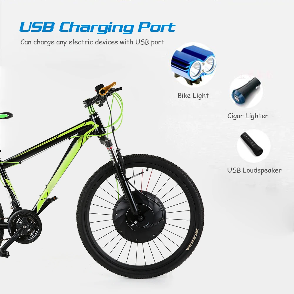 Top 26" * 1.95" Ebike Conversion Kit Powerful Motor Cycling Front Wheel Electric Bicycle Disc Brake Hub Motor Kit 36V 240W 12 Top 26" * 1.95" Ebike Conversion Kit Powerful Motor Cycling Front Wheel Electric Bicycle Disc Brake Hub Motor Kit 36V 240W 12