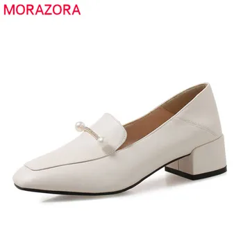 MORAZORA 2020 new style pumps women shoes square toe summer shoes shallow elegant pearl square heels shoes simple dress shoes
MORAZORA 2020 new style pumps women shoes square toe summer shoes shallow elegant pearl square heels shoes simple dress shoes